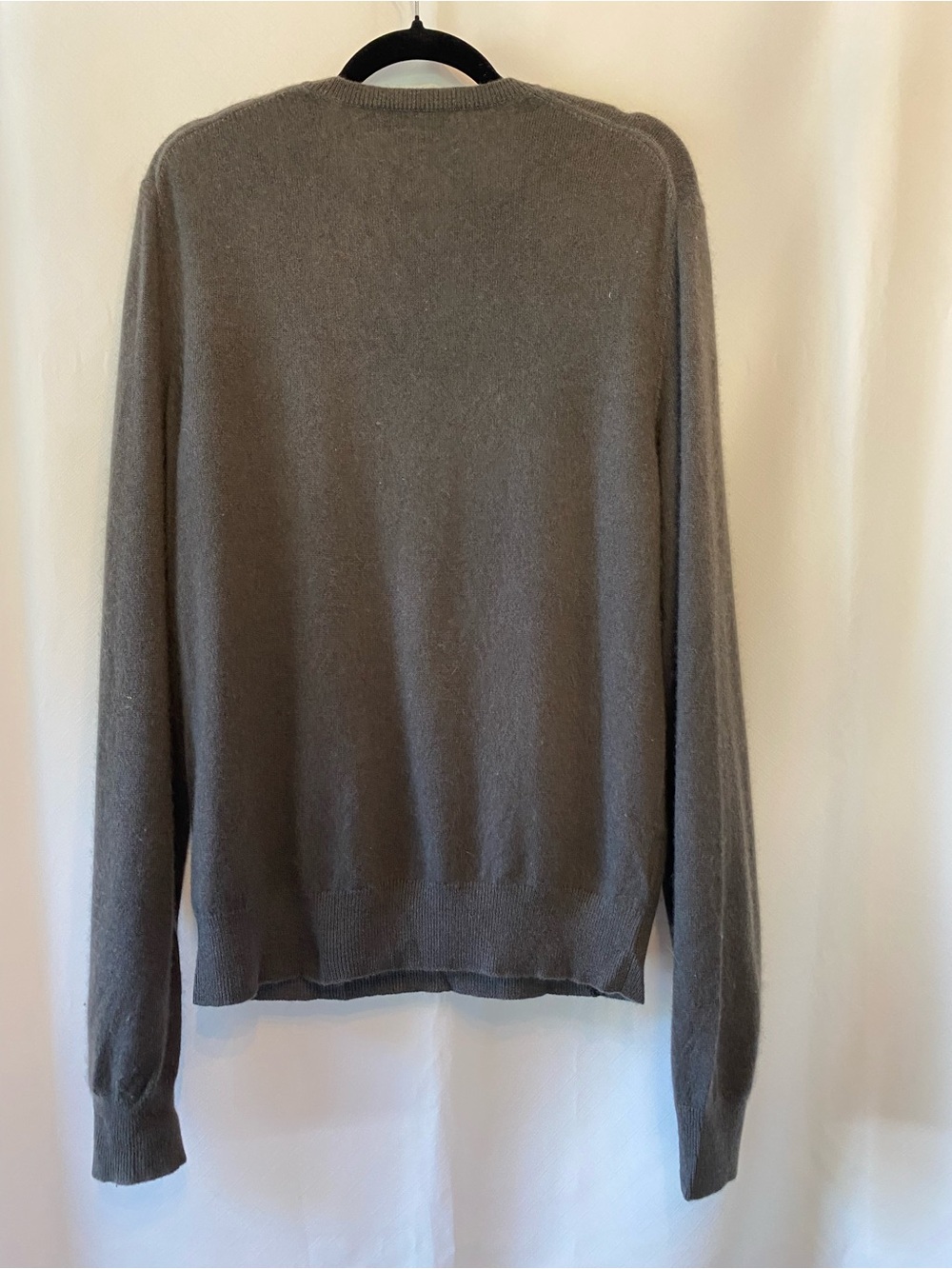 Ralph Lauren Men’s Grey 100% Crewneck Sweater XL Minimalist Quiet Luxury READ - Picture 6 of 16